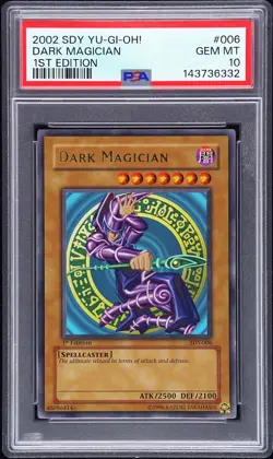 Dark Magician SDY-006 1st Edition Ultra Rare Yugioh PSA 10 *332 - Image 1