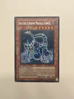 Ido The Supreme Magican Force CRMS-EN096 1st Edition Secret Rare NM Yugioh - Image 1