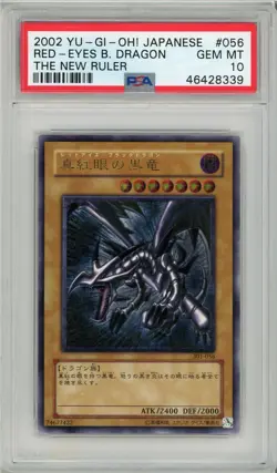 Red-eyes B. Dragon 301-056 Ultimate Rare New Ruler Yugioh Japanese PSA 10 *339 - Image 1