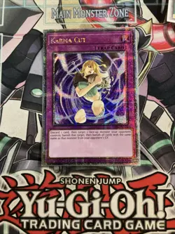 Karma Cut Quarter Century Secret Rare RA04-EN128 Yugioh - Image 1