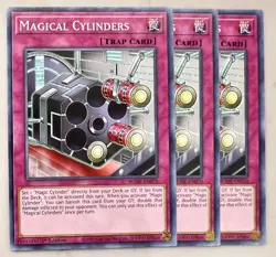 Yugioh! 3x Magical Cylinders BODE-EN070 Common 1st Ed NM - Image 1