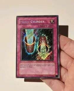 Yugioh Magic Cylinder LON-104 Labyrinth of Nightmare Secret Rare LP - Image 3