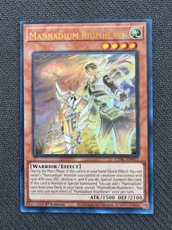 Yugioh Mannadium Riumheart 1st Edition Ultra Rare CYAC-EN012 NM - Image 1