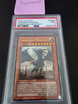 Judgment Dragon (UTR) TU01-EN000 Turbo Pack Booster One Pack Unlimited PSA 9 - Image 1