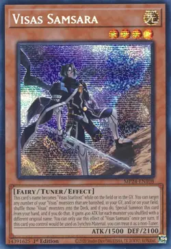 Visas Samsara-Prismatic Secret Rare - 1st Edition - MP24-EN108 - 25th Anniver... - Image 1