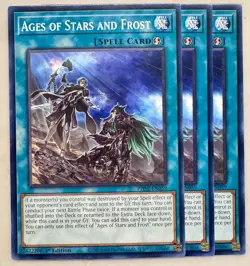 Yugioh! 3x Ages of Stars and Frost PHNI-EN059 Common 1st Ed NM - Image 1