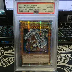 2023 YU-GI-OH! LC01-LEGEND COLL: 25TH ANV ED BLUE-EYES WHITE DRAGON PSA 10 - Image 1