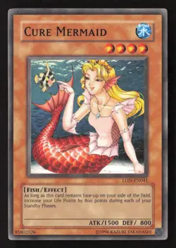 Cure Mermaid Common Labyrinth of Nightmare LON-EN041 NM Yugioh - Image 1