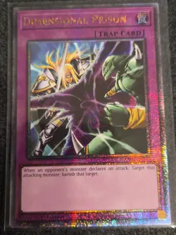 Yu-Gi-Oh! TCG Dimensional Prison RA04-EN132 Quarter Century Secret Rare - Image 1