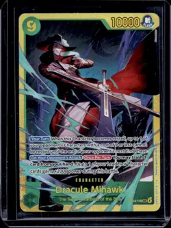 2026 One Piece Azure Sea's Seven Dracule Mihawk Secret Rare #OP14-119 - Image 1