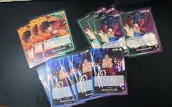 Bandai One Piece Card Game Monkey D. Luffy Leader Lot OP11 OP13 EB02 (12 Cards)… - Image 3