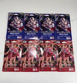 One Piece CCG (4) EB03 & (4) OP14 Sleeved Booster Packs Sealed English - In Hand - Image 1