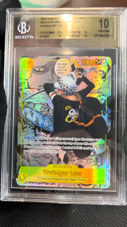 Trafalgar Law OP10-119 BGS Pristine 10 Manga English Royal Blood One Piece - Image 2