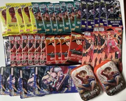 One Piece TCG Sealed Lot | 39 Booster Packs From EB03, OP13, OP07, OP14 & More - Image 1
