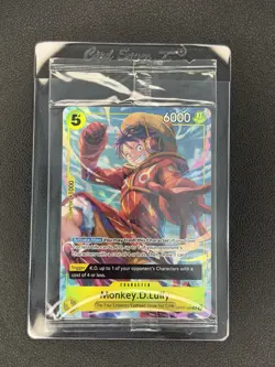 One Piece TCG Monkey.D.Luffy OP07-109 SR English Illustration Box Vol 3 Sealed - Image 1