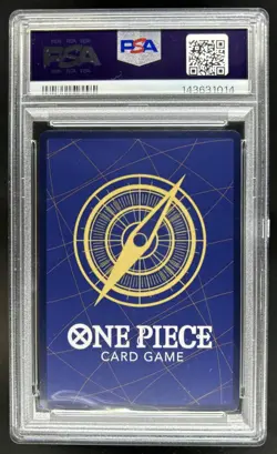 2024 One Piece Shanks Super Rare Alt Art Wanted #OP09-004 PSA 10 - Image 2