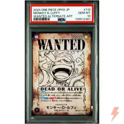 PSA 10 Monkey D. Luffy (SP Alt Art) OP05-119 SEC ONE PIECE Card Game 2024 #QTY - Image 1
