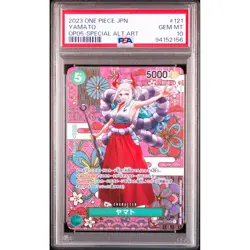 PSA 10 Yamato (SP Alt Art) OP01-121 SEC ONE PIECE Card Game 2023 #KFQ - Image 2