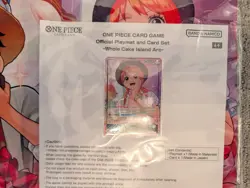One Piece TCG Nami Leader Whole Cake Island OP11-041 Card and Playmat - Image 3