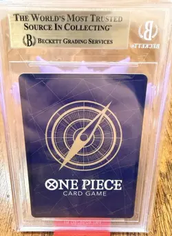 One Piece CCG Monkey.D.Luffy College Basketball US Voyage Promo P-055 BGS 10 - Image 2