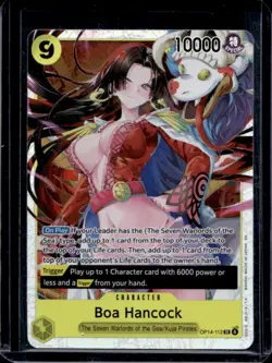 2026 One Piece Azure Sea's Seven Boa Hancock Super Rare #OP14-112 - Image 1