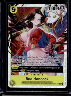 2026 One Piece Azure Sea's Seven Boa Hancock Super Rare #OP14-112 - Image 1
