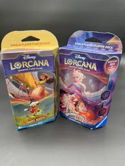 NEW Disney Lorcana Shimmering Skies + Into the Inklands starter deck - Image 1