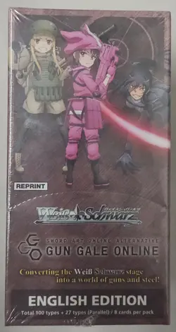 Weiss Schwarz Sword Art Online Alternative Gun Gale Reprint 20 Pack Booster Box - Image 1