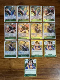 One Piece English Card Lot Rare & SR & Leaders NM 106 Cards Lot From OP13 - Image 2