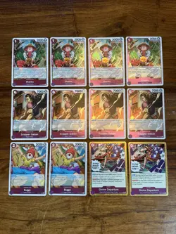 One Piece English Card Lot Rare & SR & Leaders NM 106 Cards Lot From OP13 - Image 4