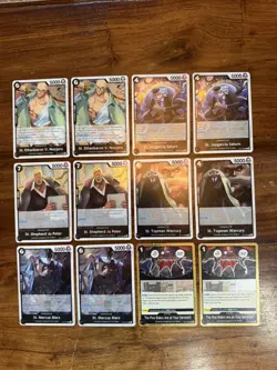 One Piece English Card Lot Rare & SR & Leaders NM 106 Cards Lot From OP13 - Image 5