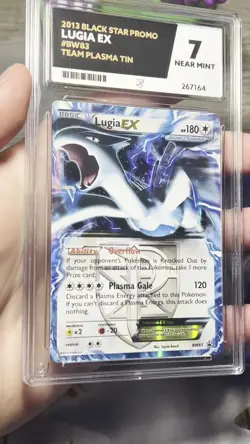 Pokemon TCG Lugia EX BW83 Promo Card Black and White ACE 7 Near Mint - Image 2