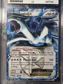 Pokemon TCG Lugia EX BW83 Promo Card Black and White ACE 7 Near Mint - Image 5