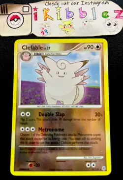 Clefable 22/130 PL Reverse Holo Foil Rare Pokemon Card. Free Tracked Shipping! - Image 1