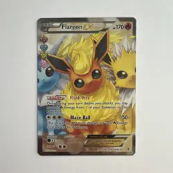 Pokemon Flareon EX Ultra Rare Full Art Holo Generations RC28/RC32 170HP Card - Image 1