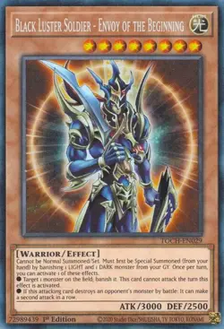 Yugioh! LP Black Luster Soldier - Envoy of the Beginning - TOCH-EN029 - Collecto - Image 1