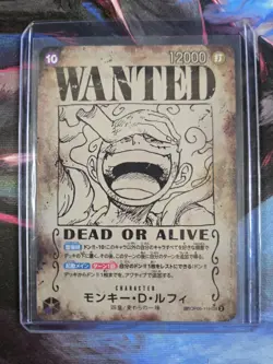 Monkey D. Luffy SP OP05-119 SEC Parallel WANTED 2024 ONE PIECE Card Japanese - Image 1