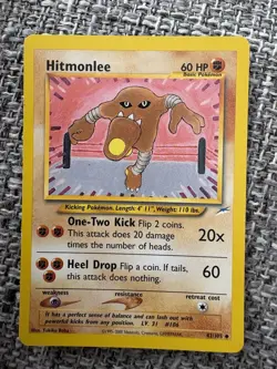 Hitmonlee Neo Destiny 42/105 Unlimited Edition Regular Card - Image 1