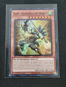 Hapi, Guidance of Horus - AGOV-EN013 - Super Rare - Yu-Gi-Oh! - Age of Overlord - Image 1