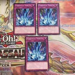 Yugioh! Torrential Tribute SDMP-EN039 x3 Playset Common 1st Edition VLP/NM - Image 1