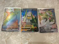 POKEMON cards 4 VMAX 8 V 1 Rainbow Rare Included - Image 1