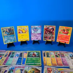 45 Pokemon Card Lot - Espeon (48/116) - Houndoom (TG10/TG30) - Greninja (40/122) - Image 1