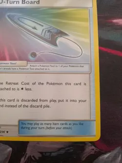 U-Turn Board 211/236 Uncommon SM - Unified Minds LP Pokemon Card - Image 3