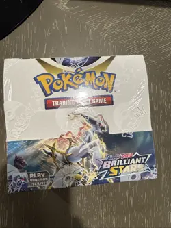 Brilliant Stars SEALED Booster Box (36 Packs of Pokemon Cards) - Image 1