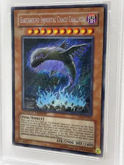 Earthbound Immortal Chacu Challhua PSA 9 MINT CT06-ENS03 Secret Rare Yugioh - Image 3