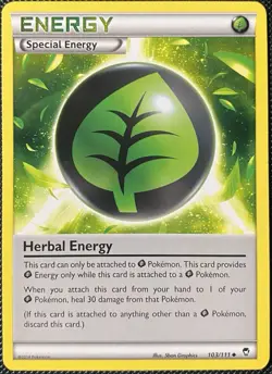 Herbal Energy 103/111 XY - Furious Fists Regular - Pokemon Card - Image 1