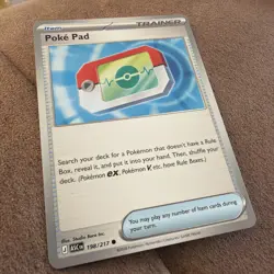 Poke Pad 198/217 Ascended Heroes Trainer Pokemon Card NM Non Holo - Image 1