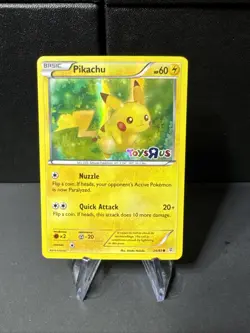 Pokemon Pikachu Holo Promo Toys R Us Card XY 2016 26/83 60 HP Electric Type - Image 1