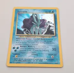 Suicune Neo Revelation 14/64 Holo Rare Pokemon TCG Card 70 HP Nintendo English - Image 2