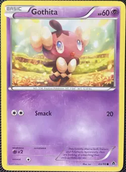 Gothita 44/98 Emerging Powers Regular - Pokemon Card - Image 1